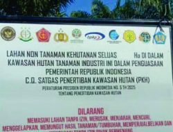 SATGAS TERBITKAN SURAT LARANGAN AKTIVITAS PT. APSL DI AREAL PERKEBUNAN HINGGA OKTOBER 2025